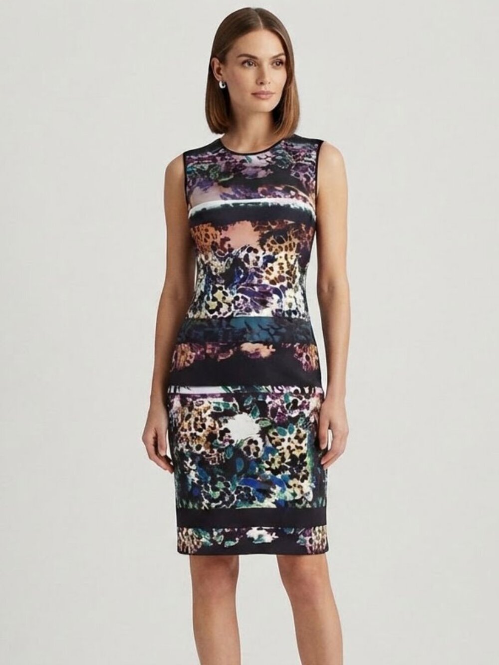 Clover Canyon Revolve Floral Filter Neoprene Bodycon Dress